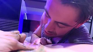 Dante Colle Eats April Olsen's Pussy Like His Last Meal - Latina Babe Orgasm & Wet Pussy Licking
