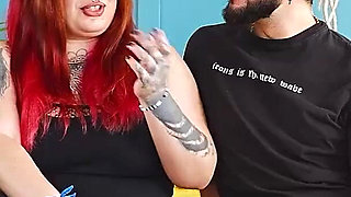 Alt BBW Beauty Fucks a Tourist: Leia Saez, Milking Italian Cock on Fakings