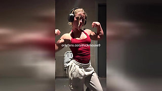 18yo Gym Gloryhole Gangbang: Virgin Pussy Ripped Live TikTok
