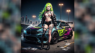 Gol Anime Hot Cars and Hot Girls