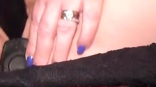 Trisha's butt plug and vibrator playtime