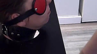 Slave Defenseless in the Pillory Driven to Orgasm on Sybian Part 2