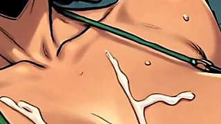 3D Cum on Breasts Art