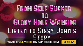 AUDIO ONLY - From self sucker to glory hole warrior
