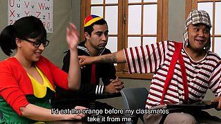 HORNY BARRIO - AT SCHOOL . Nicole Zurich Sara Blonde