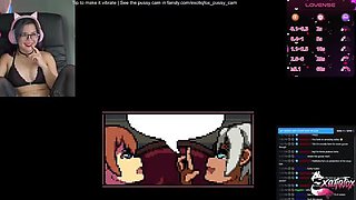 ExotiqFox JOI Solo Masturbation - Cute Asian Gamer Girl Live Stream Part 1