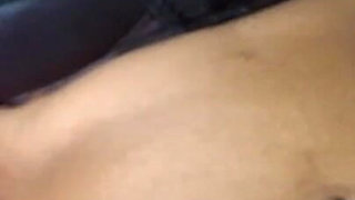 Hood Bitch with a Big Booty on Bed