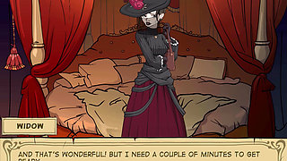 Witch Hunter Trainer - Horny BDSM Widow MILF With Big Tits Gets Fucked Rough