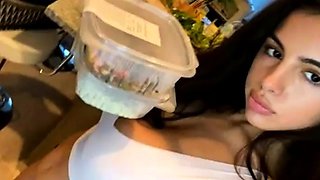 Leann amateur beautiful brunette with big boobs