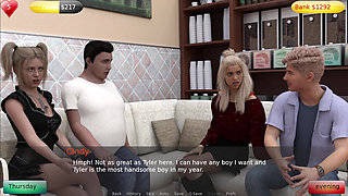 Amy - Billy Swapping Virgin Couples With Cindy - Tyler After A Party Night With Friends for Handjob & Cum Facials