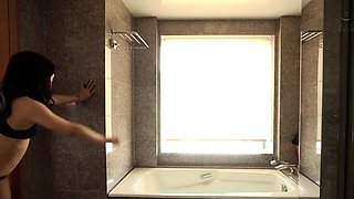 Hot Asian hardcore dildo fuck