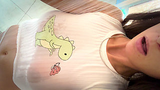 Hot Shower with Dildo