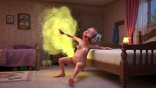 Granny Farting Heavily in Bedroom - Long & Stinky Farts