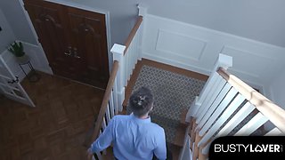 Busty Redhead Summer Hart Seduces Stud Doctor During House Call