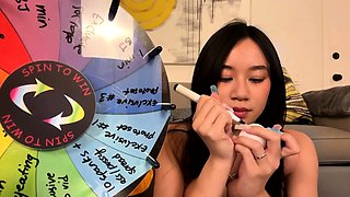 Slut gives wam deep throat pov blowjob and handjob