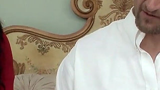 Skinny teen fucked by her boss at home - Hard rough sex