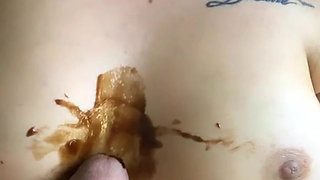 Horny Turkish Porn with Chocolate Fantasy