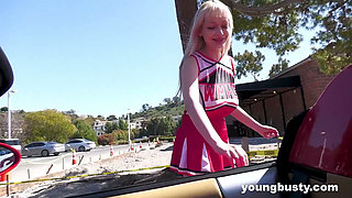 Picking up my Daughter's Friend Jessica Starling cause her Car Broke Down at YoungBusty