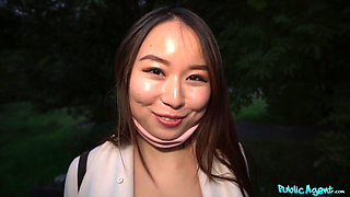 Public Agent - Cute Asian Yiming Curiosity Wants White Cock Real Bad