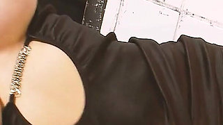 Dirty Holes Scene-1 Busty Brunette in Lingerie Having Sex in a Glory Hole and Getting a Facial