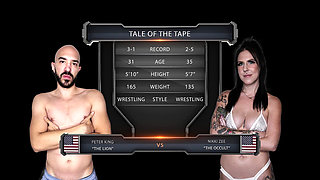 Nikki Zee Vs Peter King Hardcore Wrestling