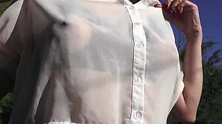 Wanilianna's Hot Indian Summer Day - MILF Plays With Glass Dildo in 4K