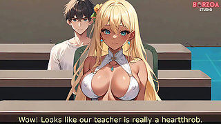 Sex Lesson - Day 3, BDSM Spank & Slave Lesson