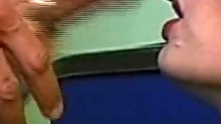 First He Slams Her on the Pinball Machine Then He Fucks Her in the Ass on the Couch