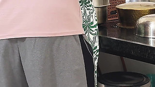 Komal Wasn't Cooking Kitchen Food, but She Kicked Her Ass From Behind