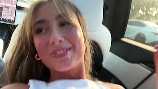Girl Next Door Lily Phillips Fucked and Creampie In Back of