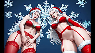 Santa Claus sexy women (Ai animation)