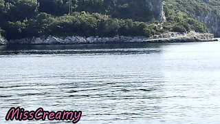 Dick Flash French Teacher Handjob Student Big Cock Nudist Beach Caught by Swimmers Risky 4K MissCreamy