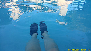 Big Beauty Nurse Vicki Shows off Her Water Shoes and