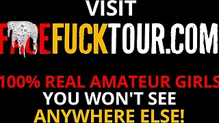 Big Lips Latina Hottie Rough Throat Fucked By Massive White Cock American