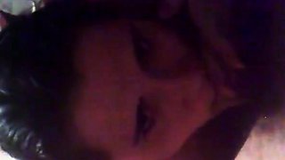 Amateur Polish Housegirl Gives Enthusiastic Blowjob to Her M