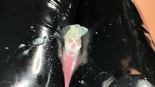 Porn latex movie with foot fetish and blonde mistress