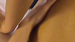 Tall Asian Guy Cums on Half Japanese Girl Ass After Workout