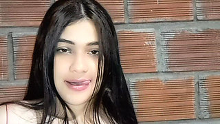 Beautiful Indian showing tits and pussy to her brother-in-law ji