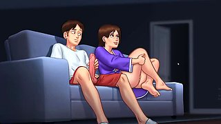 Step Sister Fucks Anon in Hot Summer Sex - Summertime Saga Part 7 Hentai