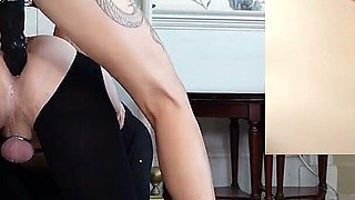 Femdom Fireside Pegging - Amateur Anal Strapon Fucking