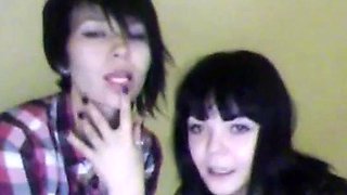 Russian Emo Girl Caught on Webcam