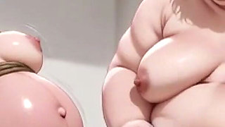 Fat SSBBW Enslaving Pregnant Slave - Tight Bondage & Desperate Lust