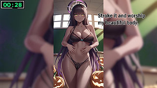 Trick or Treat JOI Game Ft Asuna & Karin