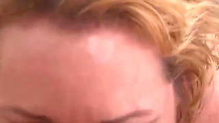 Hot milf Kelly Leigh POV deepthroat blowjob and cum swallow