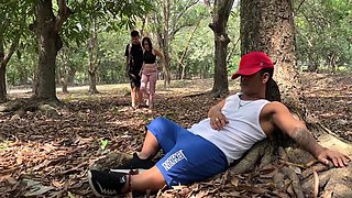 Moans In The Woods: I Saw A Couple Giving Each Other A Hard Outdoors And I Masturbated While Recording