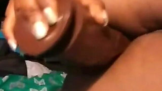 Sucking My Huge Dildo Solo Anal Masturbation