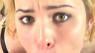 Slut Sucking My Cock and Licking My Ass, Pissing in a Glass and Cum Swallow