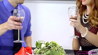 Dani Jensen Outshines Dad in Stepsons Mom-Stepson Threesome Date