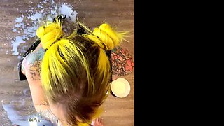 Alexxa Vice's Wild Group Passion with Milk Heat