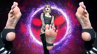 Sniff, Stroke, Worship My Feet - Halloween, Adidas, JOI, Goth, Foot Fetish, Foot Worship